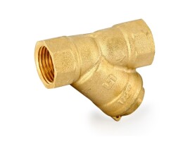 Uni-Fitt Фильтр косой В-В 1/2" 400 мкм с отверстием для пломбировки