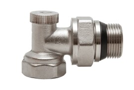 Клапан запорный радиаторный Arrowhead Element угловой