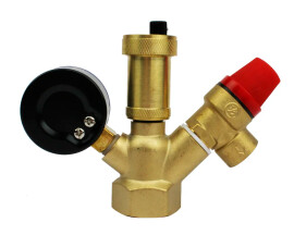 ONE PLUS Группа безопасности котла компакт 1"x1/2''-1.5 bar