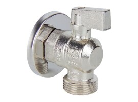 TEBO Кран шаровой для стиральной машины с отражателем Н-Н 1/2"х1/2" 