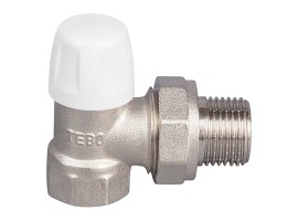 TEBO Клапан запорный угловой Н-В 1/2" 