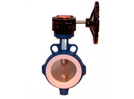 Tecofi Затвор дисковый Tecflon VP 4449-08PTFE с редуктором