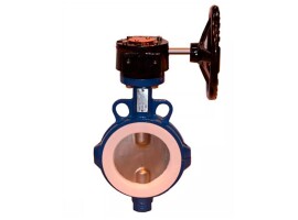 Tecofi Затвор дисковый Tecflon VP 4449R-08PTFE с редуктором