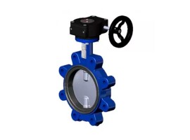 Tecofi Затвор дисковый Tecflon VP 4649-08PTFE с редуктором