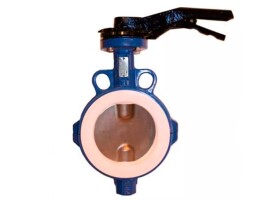 Tecofi Затвор дисковый Tecflon VP 4449-02PTFE с рукояткой