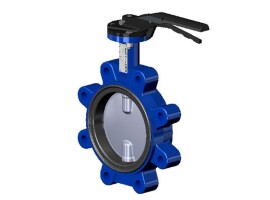 Tecofi Затвор дисковый TECFLY VPG 4649-02EP с рукояткой