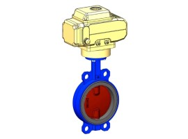 Tecofi Затвор дисковый TECFLY VPI 4448-N04EP