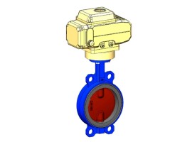 Tecofi Затвор дисковый Tecfly VPI 4448-N24EP PN16 DN 250