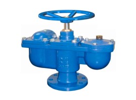 Tecofi Воздухоотводчик двухкамерный тройного действия PVT3200 PN10 DN 50, чугун, фланцевый