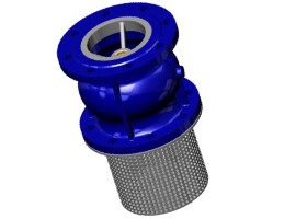 Tecofi Клапан обратный осевой фланцевый CC3241 PN16 DN 250