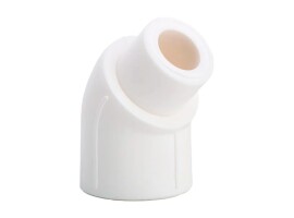 Lammin Угольник PP-R 45° Н-В 20 мм, белый