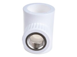 Lammin Тройник комбинированный PP-R 32х1" ВР белый