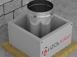 TEHSTRONG Огнезащитная плита для камина IZOLKAM 1200х600х30 мм