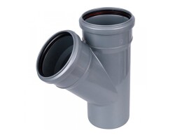 TEBO PP Тройник канализационный 45° 50x50