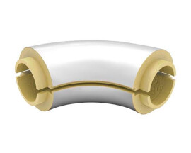 Отвод 90° ЭКОРОЛЛ ППУ-50 ZN 0,4