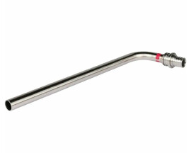 Rehau Трубка из. нерж. стали для подключения радиатора Г-образная 20/250 мм