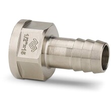 Varmega Штуцер ВР DN15, 1/2"x18 мм, никелированный