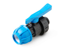 PRO AQUA UNIO Кран шаровой компрессионный муфтовый НР