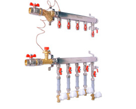 Pro Aqua Узел этажный, подключение к стояку Ду 20 DN40-3R-20-ABV15-BV15