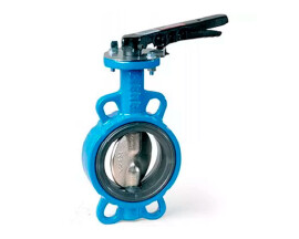 Затвор дисковый FAF 3550 с рукояткой, чугун-чугун, Viton