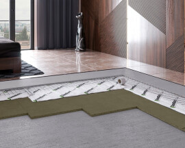 Плита звукопоглощающая SoundGuard ЭкоАкустик 80 1200х600х20 мм