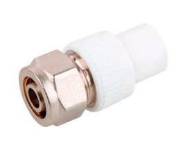 Переходник RTP Alpha комбинированный c PP-R на PEX
