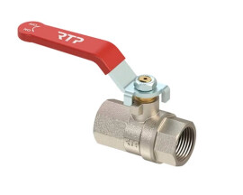 RTP Sigma Кран шаровой латунный PN 25 DN 15, 1/2'' В-В, рычаг