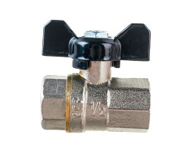 RTP Sigma Кран шаровой латунный PN 40 DN 15, 1/2'' В-В, бабочка