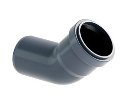 Отвод канализационный SLT AQUASEPT PP 30°