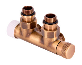 Узел нижнего подключения SR Rubinetterie Tondera 0685 угловой левый