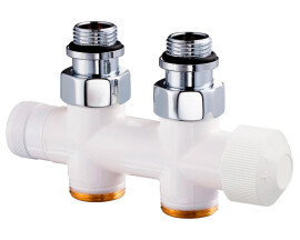 Узел нижнего подключения SR Rubinetterie Tondera 0686 прямой