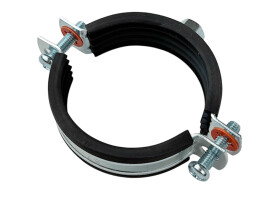 ТМС 2С Хомут оцинкованный с epdm М8, 63-67 мм