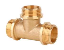 Тройник латунный Smart Install НР