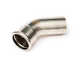 Sanha NiroPress Отвод 45° AISI 316L, ВПр-НПр