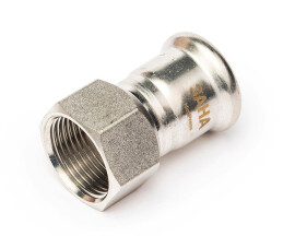 Sanha NiroPress Муфта с накидной гайкой AISI 304L ВПр-ВР