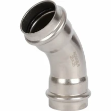 Sanha NiroPress Отвод 45° AISI 316L, ВПр-ВПр