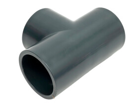 Aquaviva Тройник PVC-U 90° PN10 клеевой