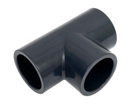 Тройник Aquaviva PVC-U 90° PN16 клеевой