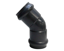 Отвод двухраструбный Aquaviva НПВХ 45°