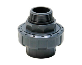 Муфта разборная переходная Aquaviva PVC-U НР клеевая