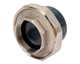 Муфта разборная переходная Aquaviva PVC-U/латунь ВР