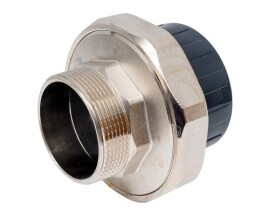 Муфта разборная переходная Aquaviva PVC-U/латунь НР