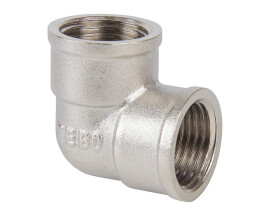 Угольник латунный TEBO с креплением ВР