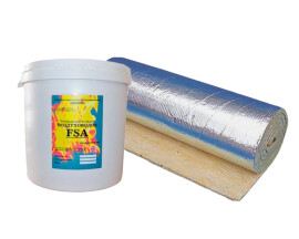 Теплоогнезащитное покрытие БИЗОН 1Ф с негорючей фольгой