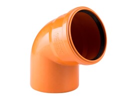 RTP Beta Orange Отвод наружной канализации 87° 110 мм