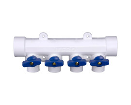 TEBO Коллектор из PPR 32x20x4 вых. синий