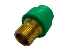 Переходник Aquatherm Fusiotherm green pipe с нар. резьбой и шестигранником