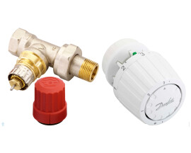 Danfoss Комплект терморегулятора RA-N/RA 2994 Ду 20, угловой