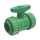 Кран шаровый PP Aquatherm Fusiotherm green pipe