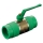 41310 Aquatherm Кран шаровой PP-R/латунь Fusiotherm green pipe 25 мм